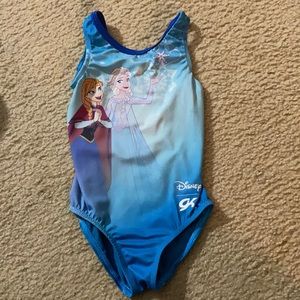 GK Disney Frozen gymnastic leotard. CS